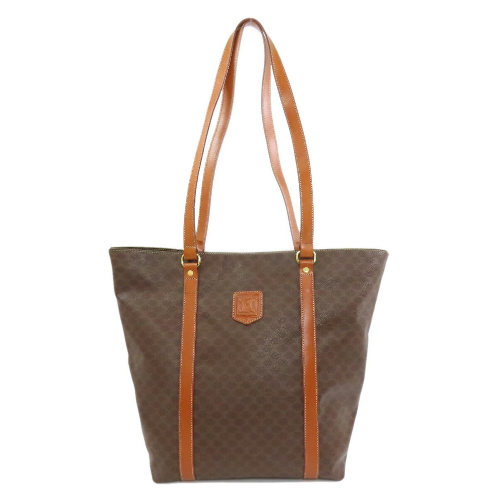 Celine Macadam Leather Brown Tote Bag - Picture 11 of 11